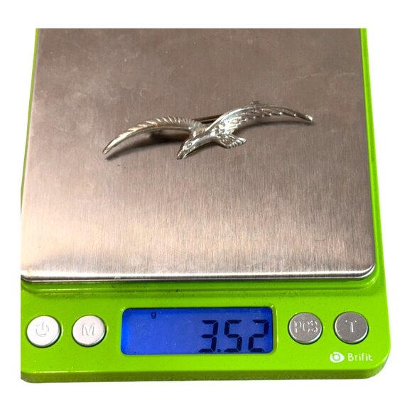 Vintage Pre Eagle Mexico Sterling Silver Seagull Bird Brooch Pin Argento 2.5" - Picture 5 of 5